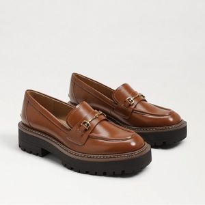 Sam Edelman Laurs Lug Sole Loafer Dark Mocha 10M